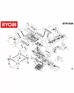 Buy A Ryobi ETS1526 Spare part or Replacement part for Your Saws and Fix Your Machine Today